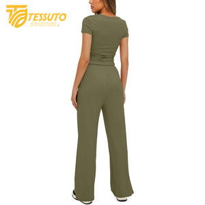 Chándal de gran tamaño para mujer, chándal de talla grande para mujer, ligero, transpirable, de secado rápido, estampado de logotipo personalizado - Product Image 2