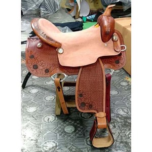 Nueva Silla de Montar de Cuero Occidental de Primera Calidad con Asiento de Cuero Rugoso - Product Image 1