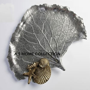 ชามเนื้อเขากวางดีไซน์สีทองแบบตั้งได้ถ้วยเสิร์ฟสามสไตล์ทำจากอลูมิเนียมโลหะ - Product Image 5