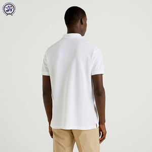 Polo blanc de haute qualité pour hommes Design unique dans un style décontracté Meilleur prix pour des vêtements pour hommes en composite à motif solide unique - Product Image 5