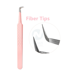 Ensemble de pinces à épiler d'extension de cils en acier inoxydable de la meilleure qualité outil de beauté à pointe pointue en grande quantité avec étui de marque privée - Product Image 6