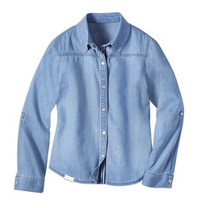 Chemises habillées pour hommes 2025 en tissu Oxford de coton épais, à demi-boutonnage, avec logo personnalisé, tricotées, de haute qualité, avec points de refort et poches - Product Image 3