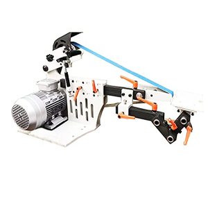 Amoladora de Banda Eléctrica de Doble Soporte de 220V, 2x72 Pulgadas, Multifunción, Velocidad Variable, para Pulir y Esmerilar - Product Image 1