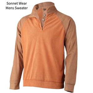 เสื้อสเวตเชิ้ตแขนยาวผู้ชาย คอตั้ง สไตล์ลำลอง แฟชั่น - Product Image 2