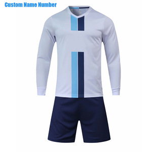 ผู้ผลิตชุดฟุตบอลแบบกำหนดเอง OEM คุณภาพสูง น้ำหนักเบา พิมพ์ลายด้วยความร้อน ชุดเสื้อและกางเกงขาสั้น ระบายอากาศ แห้งเร็ว - Product Image 2