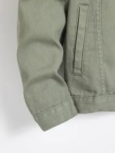 แจ็กเก็ตผ้ายีนส์ประดับพลอยเทียมสำหรับผู้หญิงแจ็กเก็ตผ้ายีนส์ซักได้สำหรับกลางแจ้งดีไซน์ใหม่ - Product Image 4