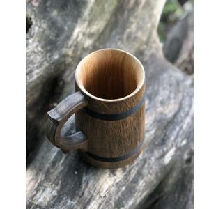 Handmade Germany <b>Large</b> Wooden Barrel Stainless Steel Beer <b>Cup</b> Wholesale <b>Large</b> Capacity for Parties Personalized Beer Mug - Product Image 4