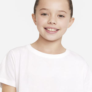 Top corto para niña, camisetas personalizadas de color de media manga con cuello redondo, ropa de moda, Camisetas estampadas para niñas - Product Image 3