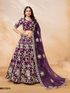 Nouvelle Arrivée Belle Robe Haute Sur Demande Art Soie Lehenga Choli & Dupatta Avec Broderie Miroir Travail Femme Mode Exportateur - Product Image 6