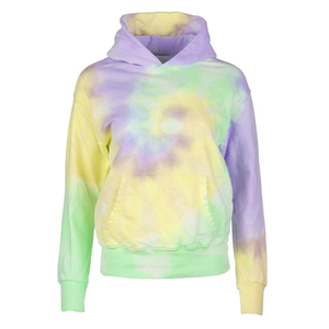 New Fashion Light color <b>tye</b> <b>dye</b> Loose hood style and loose fit best for winter Thick Cotton <b>Hoodie</b> for Man 2026 OEM ODM - Product Image 6