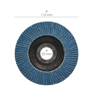 Dischi Abrasivi in Zirconio 115x22 mm Grano 120 - Product Image 2