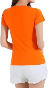 Femme Gym Crop Tops Été Personnalisé Causal Sport Femmes Crop Top T Shirt Dames - Product Image 4