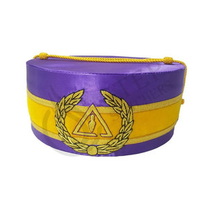 Gorro Ceremonial Blanco del Rito Escocés de 32.º Grado con Alas, Talla Personalizada, Calidad Premium - Product Image 6
