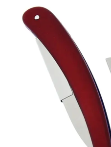 Rasoir à bord droit manuel en acier inoxydable pour hommes et femmes Rasoirs de rasage pliants avec lame Magasin et usage personnel - Product Image 4