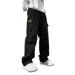 Pantalones Cargo de Algodón de Alta Calidad, Ajustados, Ligeros, Estilo Urbano, Personalizados, para Trabajo al Aire Libre, Pantalones Deportivos - Product Image 1