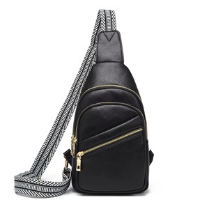 กระเป๋าครอสบอดี้สำหรับเดินทาง, กระเป๋าหนังแท้สำหรับใส่ของเดินทางเดินกันขโมยสไตล์วินเทจเรียบง่ายทันสมัย - Product Image 1