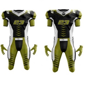 New Best Adult American Football Uniform Wholesale Customized Breathable Plus Size Short Sleeve Uniforms <b>Set</b> - Product Image 6