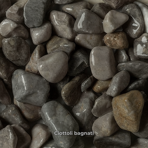 Thủ đá màu xám tự nhiên cobbles & sỏi 15/25mm hạt Kích thước 25 kg túi - Product Image 3
