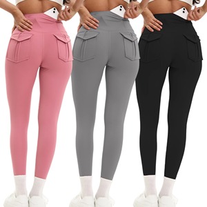 Peach Butt Lifting Yoga Pants Women's Back V Waist High Waist Running Fitness <b>Tight</b> Sports Pants - Product Image 1