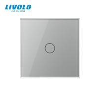 Interrupteur tactile intelligent Matter 1 Gang 1 Voie, type européen, compatible Alexa Google Home, pour éclairage mural et appareils lumineux