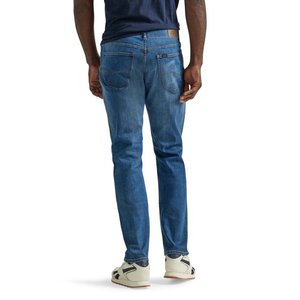 กางเกงยีนส์ผู้ชายทรงแบ็กกี้เอวยางยืดสำหรับฤดูร้อนกางเกงผ้าเดนิมทรงตรงลำลองแนวธุรกิจปักลายแบบคลาสสิกสำหรับผู้ชาย - Product Image 5