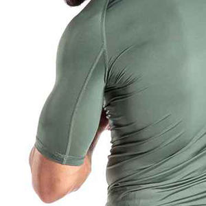 Meilleur 2025 flambant neuf le plus populaire OEM Rash Guard pour les hommes élégant respirant Compression Gym Wear chemise Design le plus fabriqué - Product Image 5