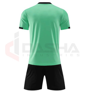Tenue de football personnalisée unisexe, design d'uniforme d'équipe, ensemble complet de maillots d'entraînement, 100% polyester, séchage rapide, respirant, vêtements de football personnalisés - Product Image 2