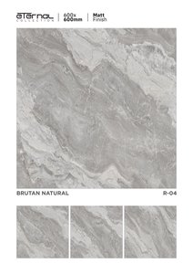 600x600x12mm Sunnda Color Beige Azulejo de piso para exteriores Azulejos de piso rústicos esmaltados de porcelana para jardín - Product Image 2