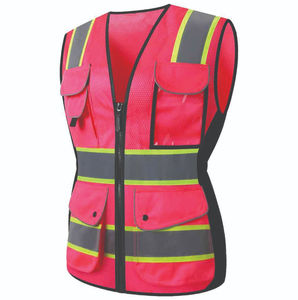 Chaleco DE SEGURIDAD amarillo de alta visibilidad Clase 3 ropa reflectante de malla sólida construcción Chaleco de seguridad de trabajo de alta visibilidad - Product Image 1