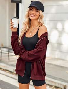 Warm Zipper <b>Hoodie</b> <b>Men</b> Cotton <b>Hoodie</b> Full <b>Zip</b> Up <b>With</b> Kangaroo <b>Pocket</b> Oversized <b>Hoodie</b> Jogger Set Streetwear - Product Image 5