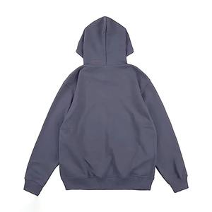 Tendance 100% coton polaire hommes sweats à capuche avec ficelle Logo personnalisé grande taille hommes pull à capuche sweats à capuche unis - Product Image 4