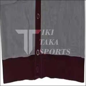 Trending Men's 100% Cotton V-Neck Cardigan University College Patchwork Pattern Lace Transpirable Casual Winter Style Sweater - Product Image 6