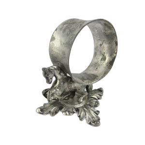 Fournisseurs indiens en vrac de bonne qualité vendant le dernier modèle de forme ronde cuivre plaqué rond rond de serviette en métal S/6 pour décoration de table de mariage - Product Image 4