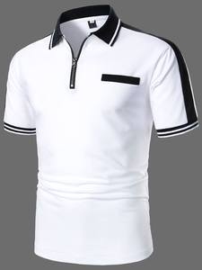 Polo Cómodo y suave Ropa de verano Nuevo diseño Cómodo y suave Polo para hombre a la venta - Product Image 3