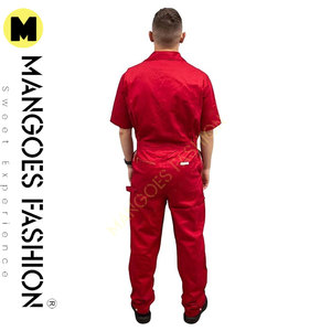 Combinaison de travail pour homme Stay Cool Protected Workzone, logo personnalisé en couleur, légère, imperméable, en coton et soie, manches courtes, conforme aux normes de sécurité ANSI - Product Image 5