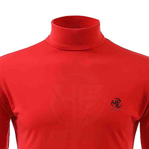 Lightweight Stretch Fabric Warm Neckline Basic Pullover Top for Modern Casual Styling <b>Men</b> <b>Turtle</b> <b>Neck</b> Shirt - Product Image 5
