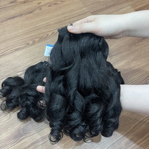 Hot Bundle Deals Steam Bouncy Curly Weft Bundle Cheveux Haute Qualité Meilleur Service Expédition Dans Le Monde Entier - Product Image 3