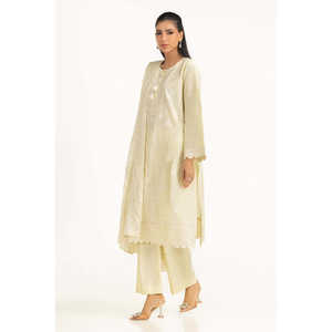 IUSTKSD-2063 Conjunto de 3 Piezas para Mujer, Verano, Bordado, Elegante, Transpirable, Manga Larga, Cuello Redondo - Product Image 1