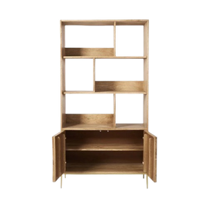 Modern Handmade Solid Wood <b>Bookshelf</b> Adjustable and Durable Home Furniture with Storage Features for Living Room or School Use - Product Image 2