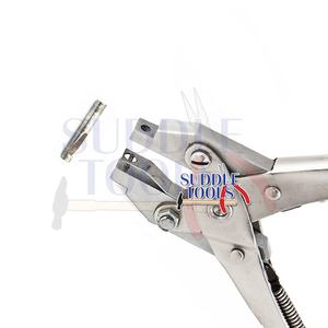 140mm DIY Steel Parallel Action Jaws Hole Punch Pliers for Sheet Metal Punching <b>Jewellery</b> Jewelry Making Tools - Product Image 2