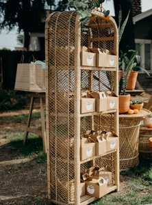 Estante de Ratán Tejido a Mano con Niveles Personalizados, Estante de Almacenamiento de Bambú - Product Image 2