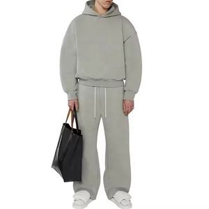 Ensemble de sweat à capuche pour homme 100% coton de qualité supérieure personnalisé prix compétitif respirant vêtements d'hiver décontractés dernier ensemble de sweat à capuche - Product Image 1