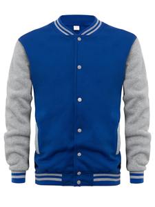 Nouvelle veste universitaire au design classique, veste décontractée pour homme, couleur contrastée, boutonnée, pour le printemps, l'automne, l'école, le baseball - Product Image 4