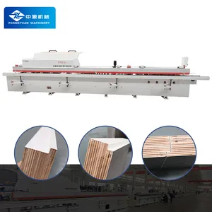 China Fabrikanten Rand Bander Machine Hout Board Mdf Melamine Houtbewerking Volautomatisch Pvc Voor Handvat-Vrije Kasten Voor L