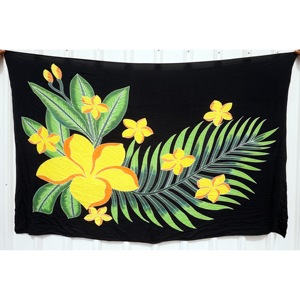 Pareos Hawaianos Pintados a Mano 100% Rayón de Alta Calidad, Ropa de Playa Personalizada al por Mayor, Cubierta para las Islas del Pacífico Asiático HPMU018-01-180 - Product Image 1