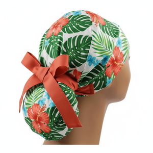 Bonnets de travail unisexes en coton 100% avec motif personnalisé, bonnets médicaux imprimés et brodés avec logo personnalisé, bonnets d'infirmière - Product Image 4