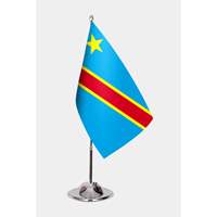 Drapeau officiel de la RDC (République démocratique du Congo) pour usage professionnel - Graphiques d'impression numérique
