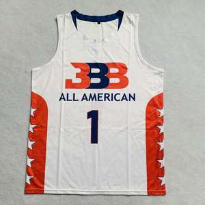 Uniforme de basket-ball à transfert thermique personnalisé Team USA Jerseys 2025 Respirant Plus Size Summer - Product Image 3