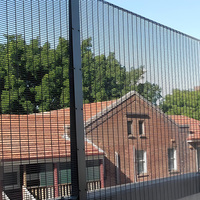 358 Clôture haute sécurité Pvc enduit Anti escalade clôture panneau système Prison maille clôture pour l'Afrique du Sud