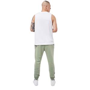 เสื้อกล้ามผู้ชายสีขาวใส่สบายๆเสื้อโชว์กล้ามผ้าฝ้ายพร้อมโลโก้ตัวหนาเหมาะสำหรับใส่ไปยิมกีฬา - Product Image 2